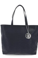 Shopper bag Armani Exchange navy blue